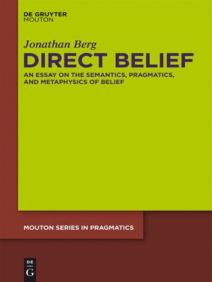 cover image of Direct Belief